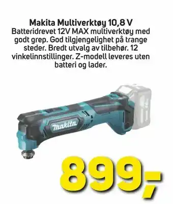 Megaflis Makita Multiverktøy 10,8 v tilbud