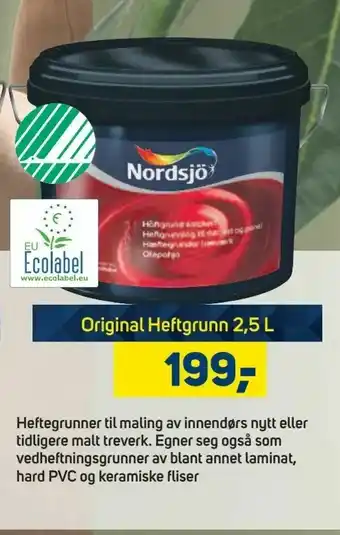 Megaflis Original Heftgrunn 2,5 L tilbud