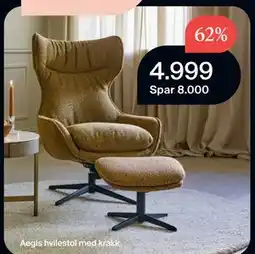 Møbelringen Aegis hvilestol tilbud