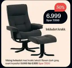 Møbelringen Viking hvilestol tilbud