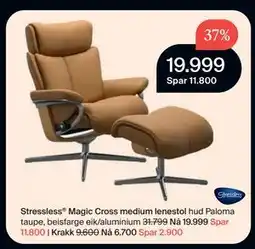 Møbelringen Stressless Magic Cross medium lenestol tilbud