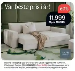 Møbelringen Maemo sovesofa tilbud