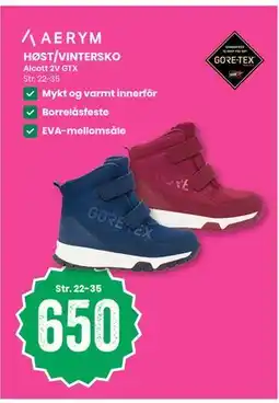 Sport Outlet AERYM HØST/VINTERSKO tilbud