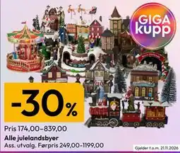 Gigaboks Alle julelandsbyer tilbud