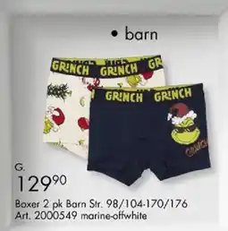 Sparkjøp Barn Boxer 2 pk tilbud