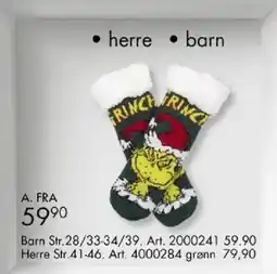 Sparkjøp Grinch sokker tilbud