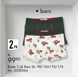 Sparkjøp barn Boxer tilbud