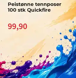 Montér Quickfire peistønne tennposer tilbud