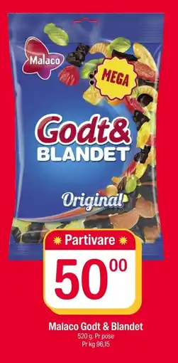 Coop Extra Malaco Godt & Blandet tilbud
