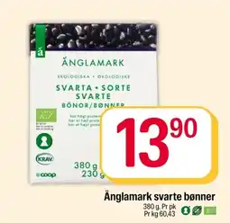 Coop Extra Änglamark svarte bønner tilbud