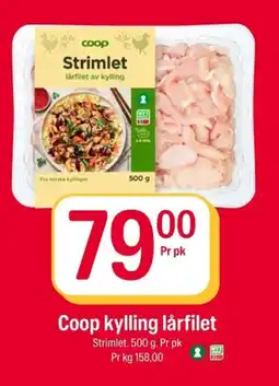 Coop Extra Coop kylling lårfilet tilbud