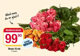 Coop Extra Roser 14 stk tilbud