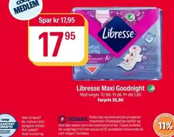 Coop Extra Libresse Maxi Goodnight tilbud