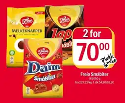 Coop Extra Freia Småbiter tilbud