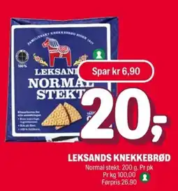 Coop Extra Leksands knekkebrød tilbud