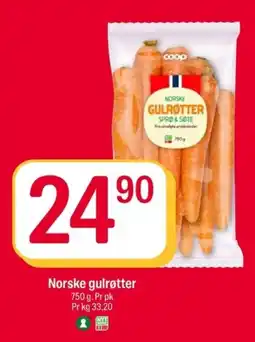 Coop Extra Coop gulrøtter tilbud