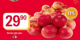 Coop Extra Røde epler tilbud