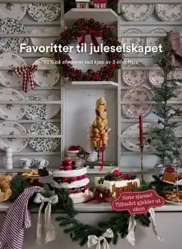 Kid Interiør Favoritter til juleselskapet tilbud