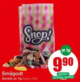 Spar Smågodt tilbud