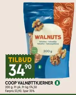 Coop Mega COOP VALNØTTKJERNER tilbud