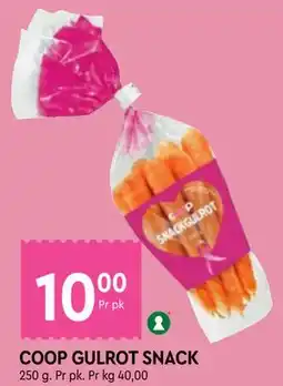 Coop Mega COOP GULROT SNACK tilbud
