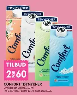 Coop Mega COMFORT TØYMYKNER tilbud