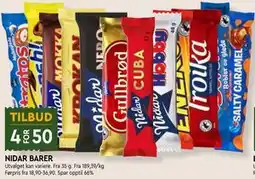 Coop Mega NIDAR BARER tilbud