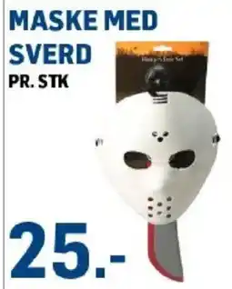 Price Lagerbutikk Maske med sverd tilbud