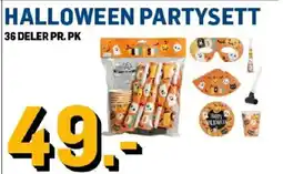 Price Lagerbutikk Halloween Partysett tilbud