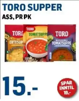 Price Lagerbutikk Toro supper tilbud