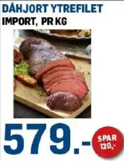 Price Lagerbutikk Dåhjort ytrefilet tilbud