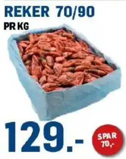 Price Lagerbutikk Reker 70/90 tilbud