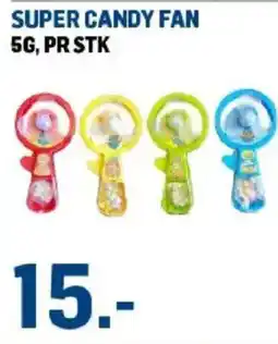 Price Lagerbutikk Super Candy Fan tilbud