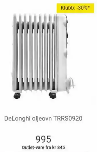 Elkjøp Delonghi oljeovn tilbud