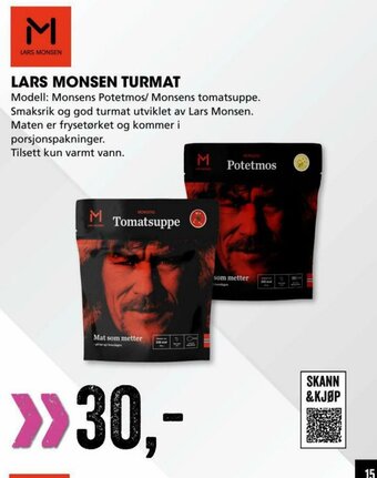 Sport Outlet Lars Monsen Turmat tilbud