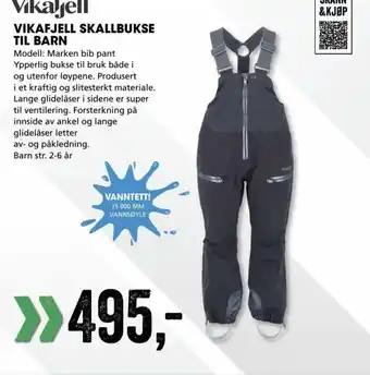 Sport Outlet Vikafjell Skallbukse Til Barn tilbud