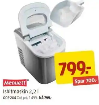 Jula Isbitmaskin 2,2 l tilbud