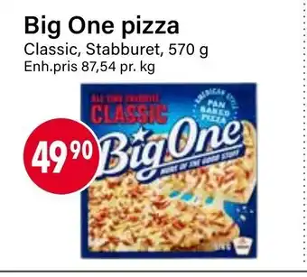 Nærbutikken Big One Pizza tilbud