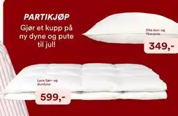 Kid Interiør Luna fjær- og dundyne tilbud