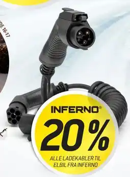 Thansen LADEKABLER TIL ELBIL FRA INFERNO tilbud