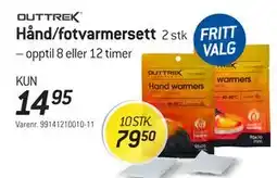 Thansen OUTTREK Hånd/fotvarmersett tilbud