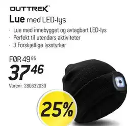Thansen OUTTREK Lue med LED-lys tilbud