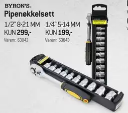 Thansen Pipenøkkelsett tilbud