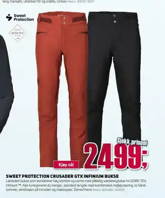 Sport 1 Sweet Protection Crusader GTX Infinium Bukse tilbud