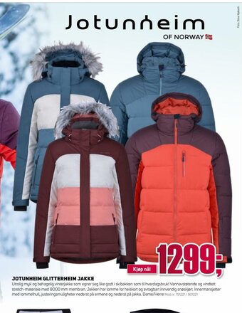 Sport 1 Jotunheim Glitterheim Jakke tilbud