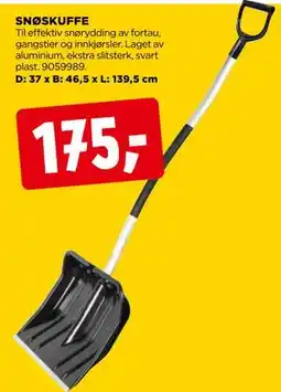 jem & fix SNØSKUFFE tilbud