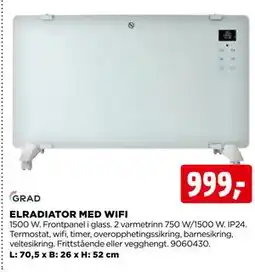 jem & fix ELRADIATOR MED WIFI tilbud