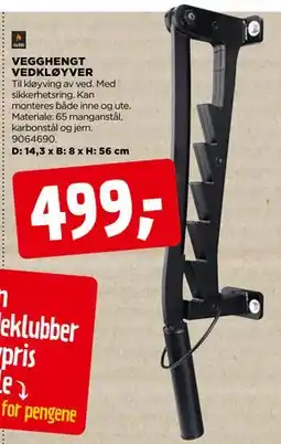 jem & fix VEGGHENGT VEDKLØYVER tilbud