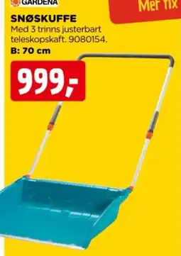 jem & fix Gardena snøskuffe tilbud