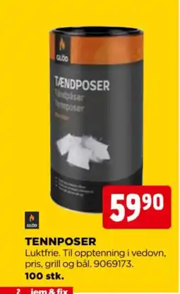 jem & fix Glöd tennposer tilbud